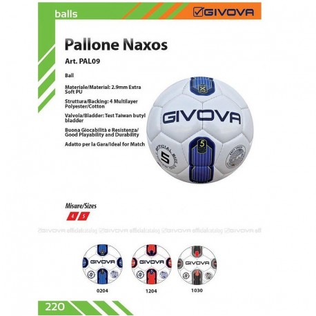 10 Balones Futbol Givova Naxos