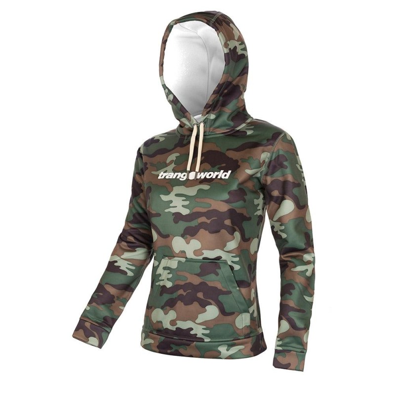 sudadera camuflaje mujer