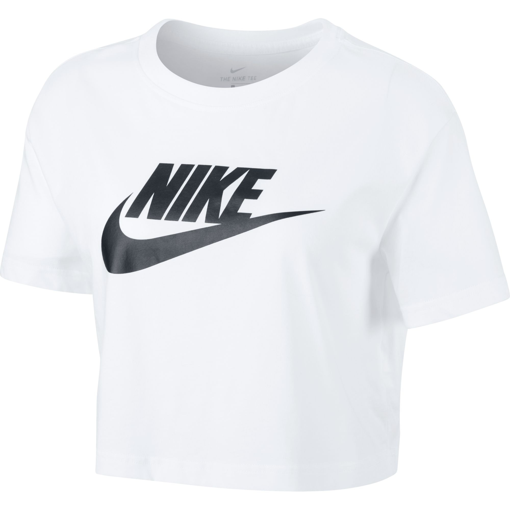 De alguna manera inversión reacción Camiseta Nike NSW Tee Essntl Crp Icn Ftr Chooped BV6175 100 - Deportes  Manzanedo
