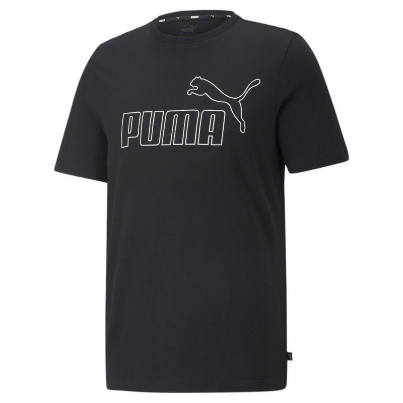 Camiseta Puma Logo Hombre Blanco