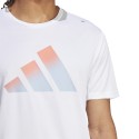 Camiseta adidas RUN ICONS 3 BAR HR3244