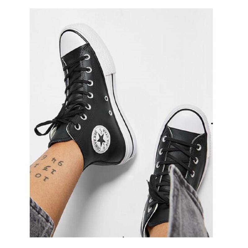 Converse all fashion star piel mujer