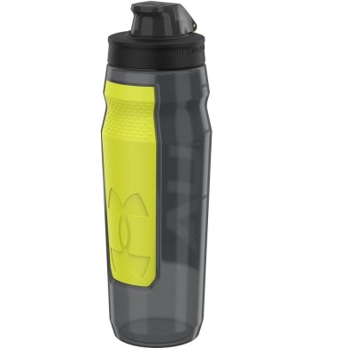 Botella Under Armour Playmaker Squeeze Gray/Yellow: Hidratación Segura