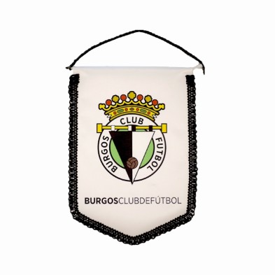 Banderín Oficial del BURGOS C.F.: Orgullo Blanquinegro