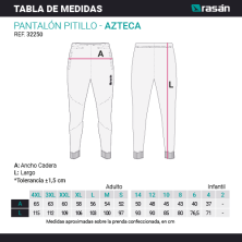 Pantalon Rasan AZTECA 32250 12