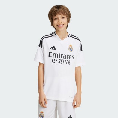 Camiseta adidas JR Real Madrid 1ª Equipación 24/25: Tradición y Estilo