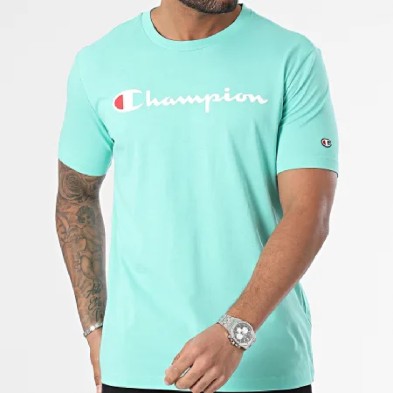 Camiseta Champion Crewneck - Estilo Casual y Comodidad