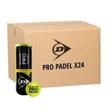 Cajón 24 Dunlop Pro Pádel: Pelotas de alta calidad para torneos