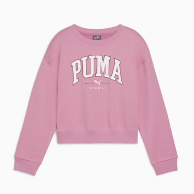 Sudadera Puma Squad Crew FL | Comodidad y estilo para niñas