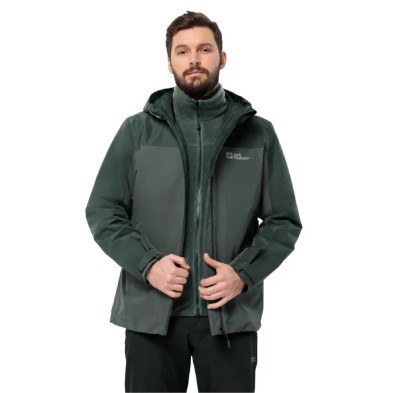 Chaqueta Jack Wolfskin Taubenberg 3IN1 JKT M - Ideal para Montaña