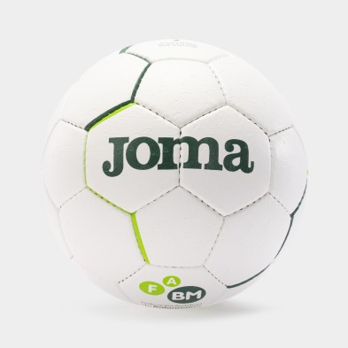 Balón Joma Balonmano FED. Andaluza Blanco Verde - Resistente y Versáti