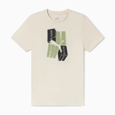 Camiseta Puma ESS+ GRAPHIC TEE para Hombre - Comodidad y Estilo