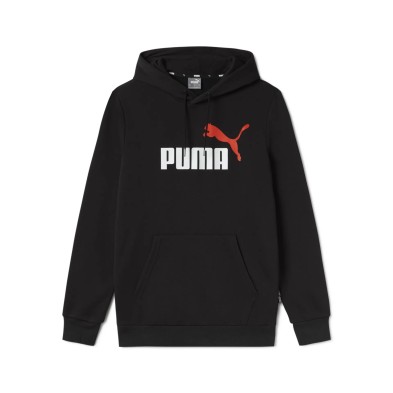 Sudadera Puma ESS+ 2 Col Big Logo Hoodie FL - Estilo y Sostenibilidad