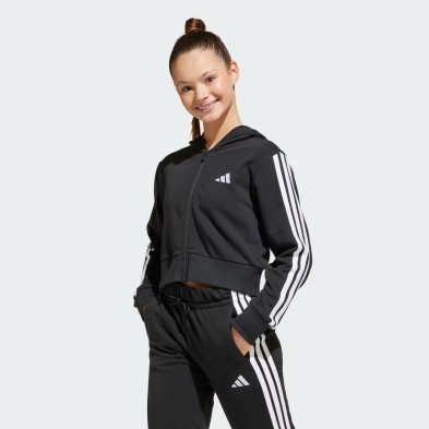 Chaqueta adidas JG 3S FT FZ CRO | Estilo y Sostenibilidad